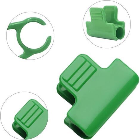 Pinces à effet de serre de 19mm, pinces à effet de serre, clips de couverture de rangée de film, clip de cerceau de jardin, paquet de 30
