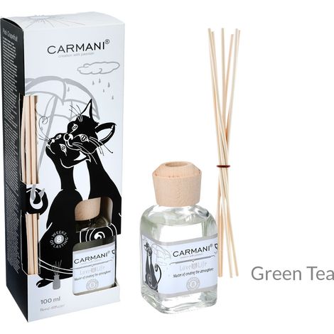 Diffusore di fragranze Cat's World, profumo di tè verde, deodorante per ambienti