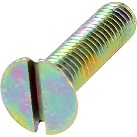 TF M3X35 Acier Zingué Bichromaté DIN 963 (1/2)