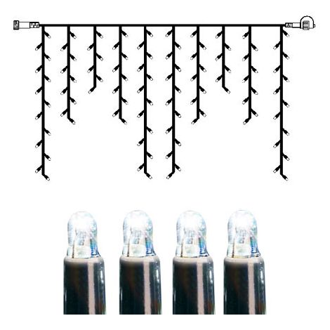 System LED "LED Eisregen-Lichterkette 2x1m" 100 LED´s, kaltweiß, IP44 (1/5)