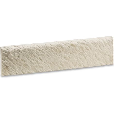 Moldura Decorativa Ordesa - Remate elegante para fachadas y aplacados - 50 × 12 × 2,5 cm - Unidad - Caliza (1/5)