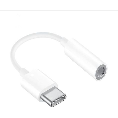 Adaptateur USB Type-C vers prise casque 3,5 mm pour appareils Samsung et Huawei