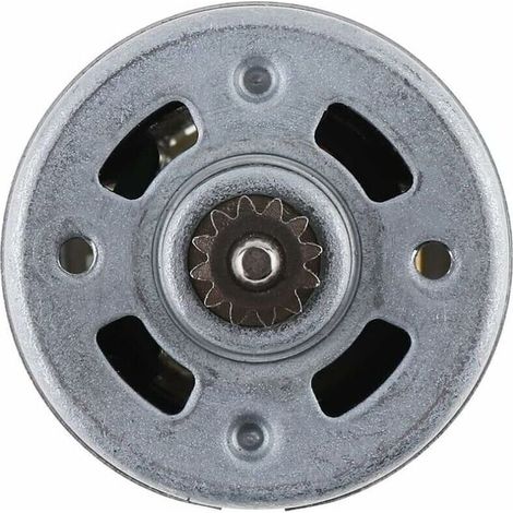 FOREHILL  Moteur à Courant Continu RS550 12V 23000 Tr/Min avec 12 Dents à Deux Vitesses et BoîTe de Vitesses à Couple éLevé pour Perceuse/Tournevis éLectrique