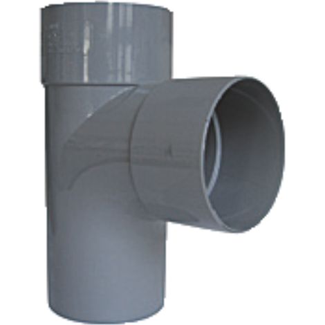 CULOTTE PVC A 87.30° POUR EVACUATION MALE FEMELLE