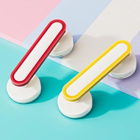 Poignée de porte miroir en verre à ventouse puissante pour salle de bain, poignée auxiliaire de meubles, pour armoires, portes de réfrigérateur (B) (1/5)