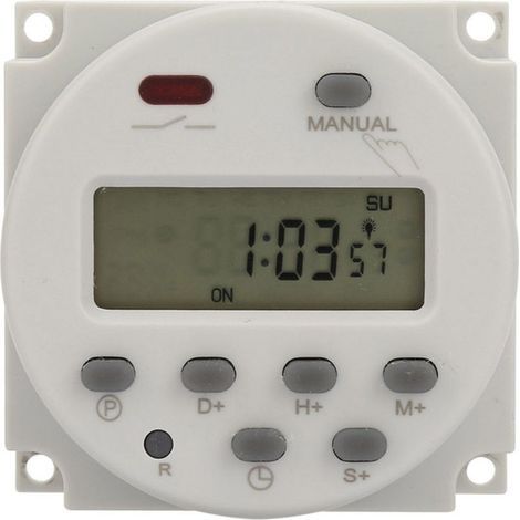 Interrupteur de Minuterie Programmable Numérique pour Contrôle électronique 168h 5va Lampes de Rue TV (5V DC) (1/5)