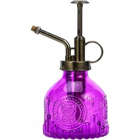 VURAHOME - pulverisateur en aérosol en verre relief,arrosage pour presse manuelle en aérosol (violet) (1/5)