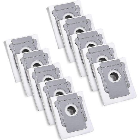 10 sacs pour aspirateur iRobot Roomba i7 i3 i4 i6 j7 i8 i8+S9 S9 E5 E6 E7 Clean Base Accessory Replacementmen SZRH A-DS (1/5)