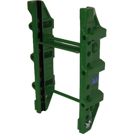 Bastidor de enganche de 25 mm, 330 mm y 26 mm, 2 t para tractor John Deere Rockinger AL151216
