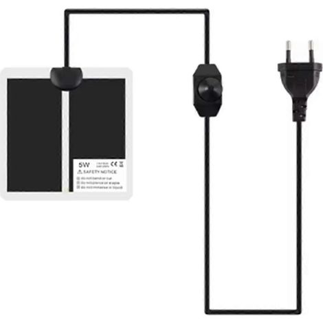 Tapis régulateurs de température réglables, alimentation avec prise européenne, 5 W (1/5)