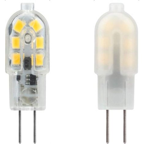 QAZQA G4 LED Ampoule,5-Pack 20W Ampoules Halogènes Équivalentes,Ampoule LED G4 2W Économie Pour Les Ampoules de Hotte,AC/DC 12V 180LM 3000K (1/5)