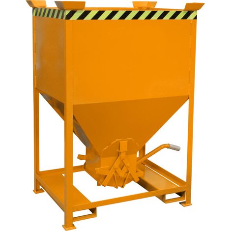Bauer Südlohn conteneur de silo SG 600, peint, jaune-orange