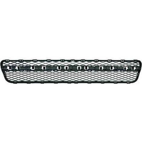 Grille de pare-choc avant centrale inférieure noire Volkswagen Touareg 1 phase 1 2002-2007