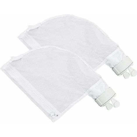 Enowelir Lot de 2 Sacs Filtrants en Nylon avec Fermeture Éclair et Filtre de Rechange pour Nettoyeur de Piscine Polaris 280 480