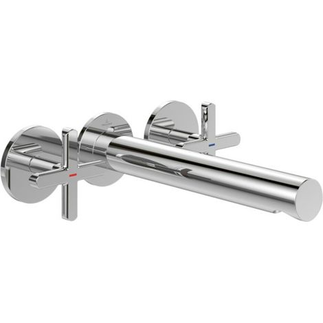 V&B V&B Fertigmontageset Loop& Friends UP-3L-Kreuzgr.-WTA, o Abl., Wd., chr (1/2)