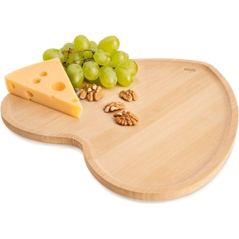 Heart shaped bamboo snack platter 22x22 cm 235493086 (1/5)