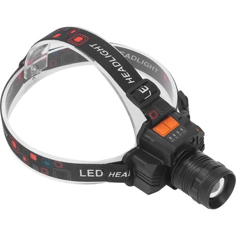 1500LM USB-wiederaufladbare LED-Stirnlampe mit Linse, Outdoor-Notfalllampe für Camping, Angellampe mit eingebautem Akku (Modell T50) (1/5)