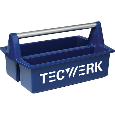 TECWERK Werkzeugtragekasten LxB420xH120mm 2 Fächer Ku.TECWERK