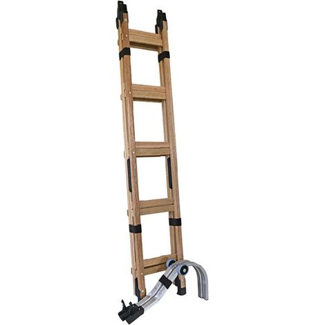 Holz-Dachleiter-Set mit Clips – Länge 3.28m - ICEOKIT-328