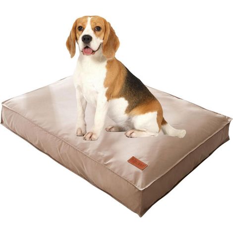 Lit pour chien orthopédique imperméable lavable L 55x40x7cm marron