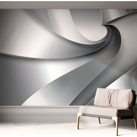 Fototapete Selbstklebend - Wanddekoration - Wandfolie - 3D Tapete Wand - Wohnungsdeko Geometrische Spiralen 312x219 cm (1/5)