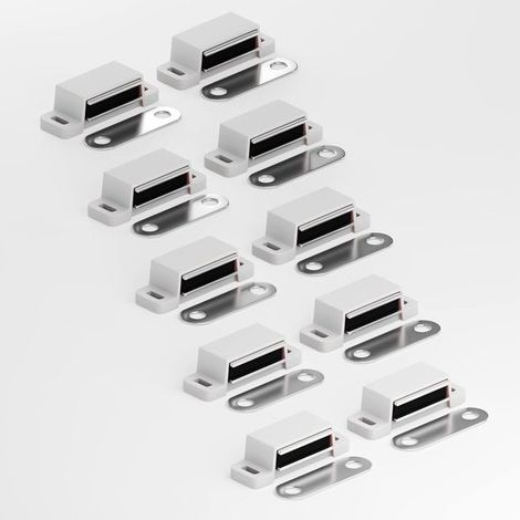 Chiusura magnetica per armadi o cassetti - Set di 10 chiusure magnetiche per mobili (1/5)
