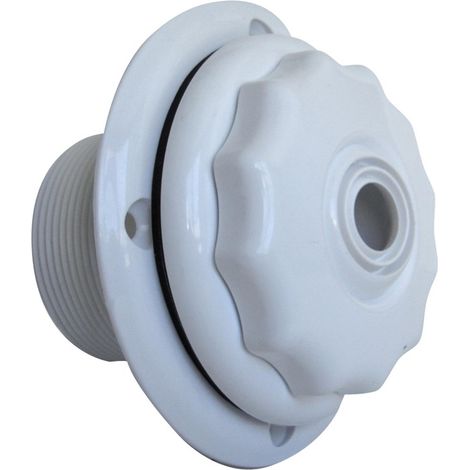 Fitt – Buse de refoulement à visser pour piscine béton – Circulation optimale – Installation rapide avec bride et joints d'étanchéité – Finition élégante