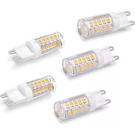 5 Lampadine G9 Lampadina Led 4.8 W = 60 W Luce Calda Per Lampadario Applique (1/4)