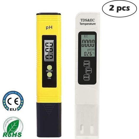 Testeur PH TDS EC - Digital - Mesure pH 0-14 - Précision ±0.01 - Multifonctionnel (1/4)
