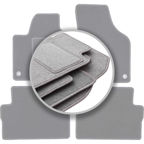 Alfombrillas grises para coche: Volkswagen Sharan II monovolumen (2010-) (1/5)