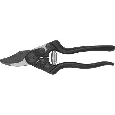FELCO 6 Sécateur personnalisable Lame F-Tech / Poignées noires – élégant et ergonomique, coupe précise 20 mm, poignées en aluminium forgé, Swiss Made (1/3)