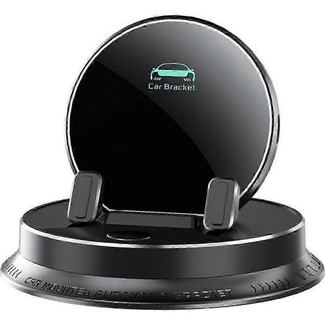 Support de téléphone de voiture pour tableau de bord, rotation à 360°, en silicone.