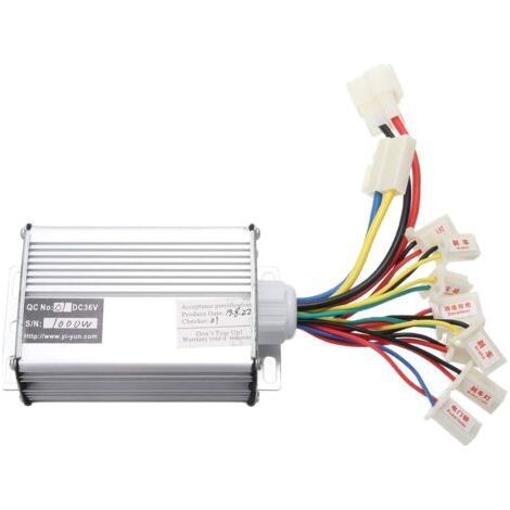 Régulateur de vitesse brossé DC 36 V 1000 W pour scooter, vélo, vélo électrique, accessoires de moteur électrique (1/5)