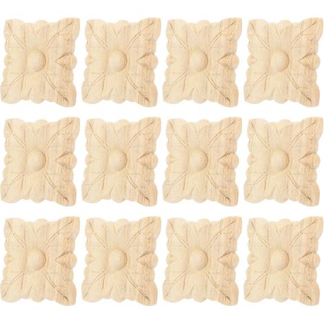 autocollants décoratifs en bois kaki pour portes et fenêtres (1/5)
