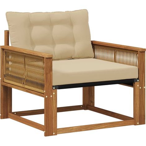 Maison Exclusive - Outdoor-Sofagarnitur Massives Akazienholz und