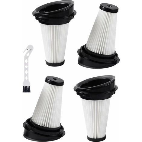 Juego de 4 filtros de repuesto para aspiradora escoba Rowenta X-pert 3.60, X-Pert 160, RH72xxx, RH6921WO, RH6933WO, RH6971WO y RH6974WO ZR005202 (1/5)
