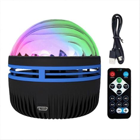 LED-Aurora-Borealis-Projektionslampe mit Fernbedienung, Sternenlicht fürs Kinderzimmer, mehrfarbige Stimmungsbeleuchtung, ideales Geschenk (1/5)