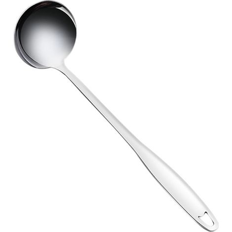 Cuillère À Soupe Long Manche - Passoire À Marmite En Acier Inoxydable - Pour Égoutter Pâtes Légumes Œufs - 1 Pièce (1/5)
