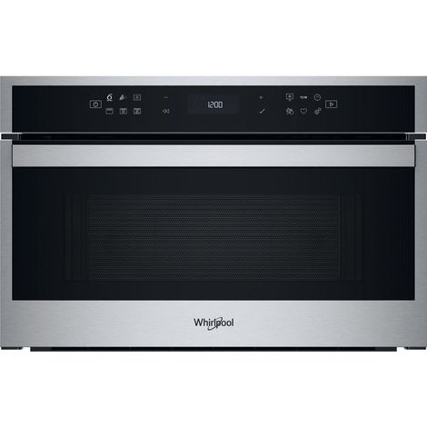 Whirlpool – Micro-ondes encastrable 31L 1000W – Technologie de nettoyage par hydrolyse – Ouverture porte battante – WMD6O4TXF