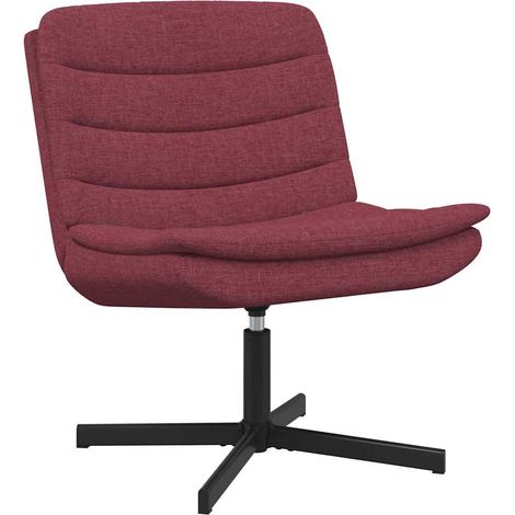 Chaise pivotante Bordeaux 63 x 75 x 76 cm tissu CFW192244 (1/5)