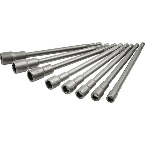 Satz magnetischer Steckschlüssel für Schraubendreher 6-13 mm, 8 Stück (20) (1/4)