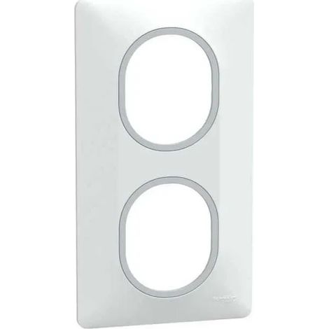Placa de interruptor Schneider Electric ovalado IP21D 15.8x8.7 cm