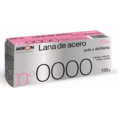 ÉPONGE LAINE D'ACIER FINE 0000 - 150 G