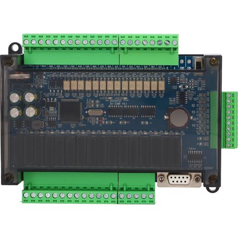 Carte de contrôle industrielle PLC, module logique programmable, unité de contrôle 24 V CC, 6 entrées analogiques vers 2 entrées analogiques avec RS485, comptage haute vitesse (1/5)