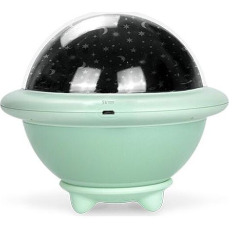 Lampe De Projection De Ciel Étoilé, 2 En 1 Veilleuse Led Univers Et Thème De Projection De L'océan vert (1/5)