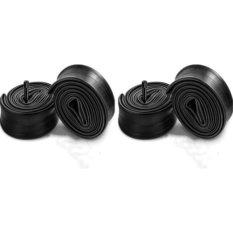 4 Pièces Séries Chambres à Air pour Vélo 26 Pouces x 1.75/1.95/2.10/2.125 Pneu de Vélo, Chambre à Air avec Valve Schrader Accessoires de Vélo (1/5)