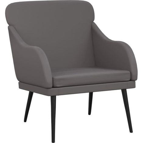 Sessel Grau 63x76x80 cm Kunstleder vidaXL (1/5)