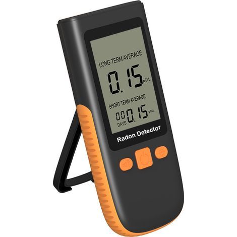 Tisch-Radonmessgerät für Haus, Keller und Garage – Hochpräzises Raumluftmessgerät mit digitaler Echtzeitanzeige, akustischem Alarm und Datenspeicherung – Neues Modell 2026 – Alovez