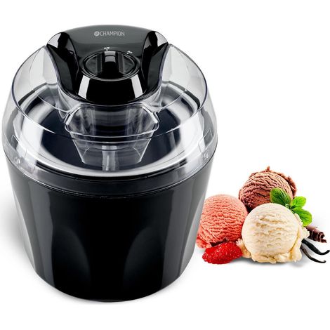 Champion GM210 Eismaschine Schwarz 1,5 Liter
