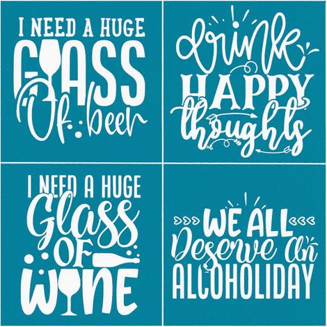 Ich brauche ein riesiges Glas Bier Selbstklebende Siebdruck-Schablonen für DIY-Malerei auf Holz, T-Shirts, Kissen, Stofftaschen und Textilien.